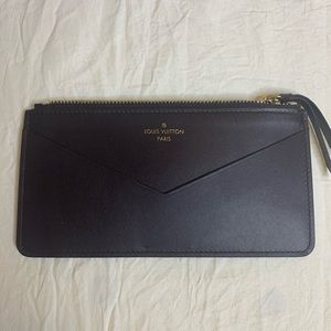 Louis Vuitton Amarante Leather Cord Colin Pouch